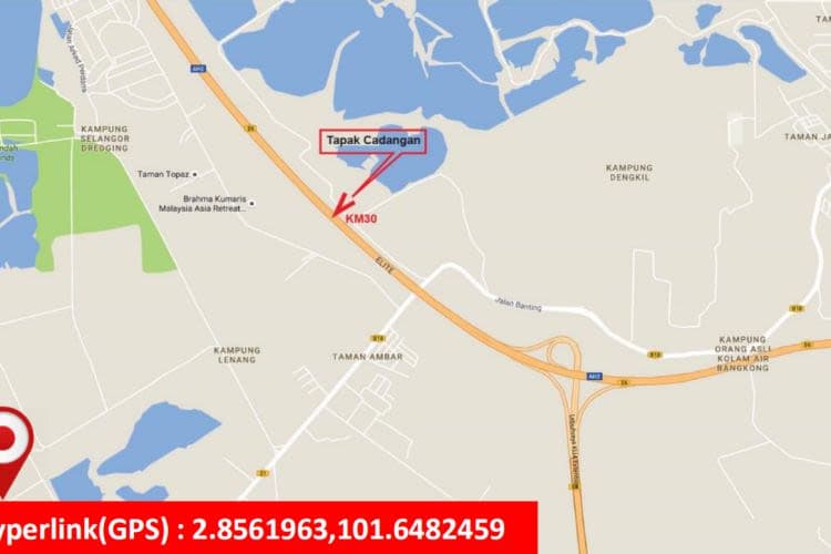 2 Sided Unipole Billboard at ELITE Highway KM30.0, Shah Alam, Selangor