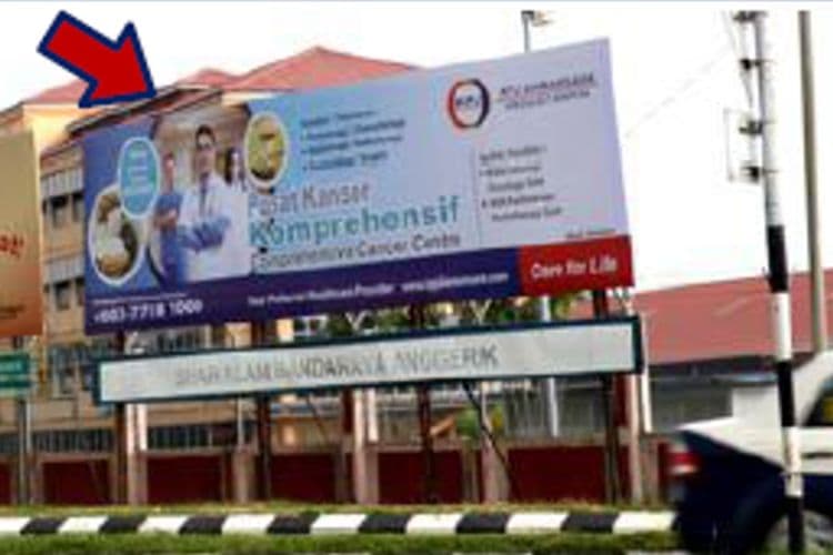 1 Sided Free Standing Billboard at Jalan Sungai Buloh Intersection, Selangor