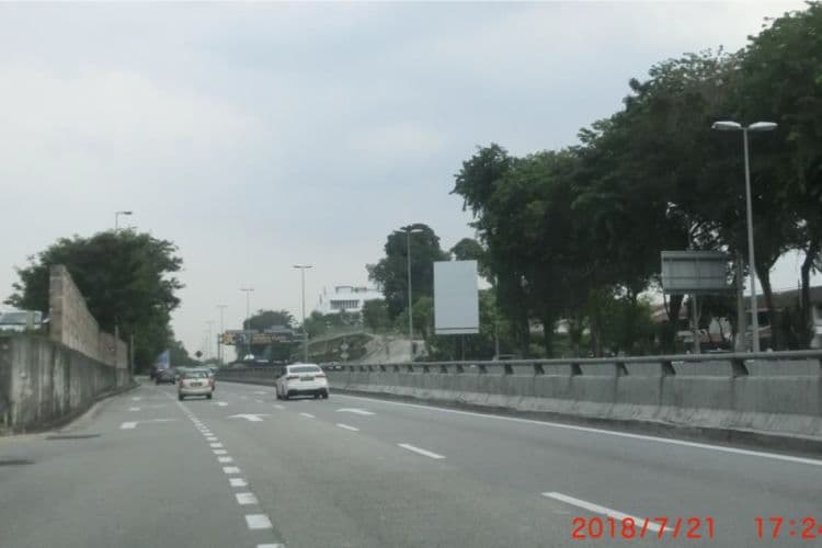 1 Sided Unipole Billboard at LDP Highway near SS2, Selangor