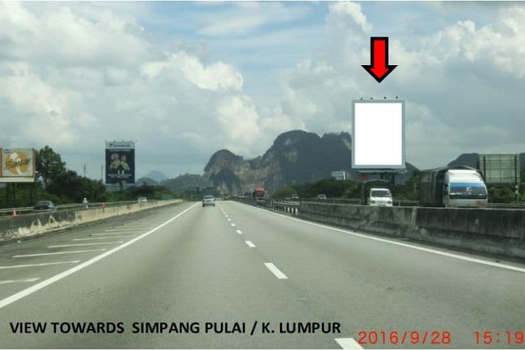 2 Sided Spectacular Billboard at KM278.9 NSE Ipoh (300m away from Ipoh Selatan Toll), Perak