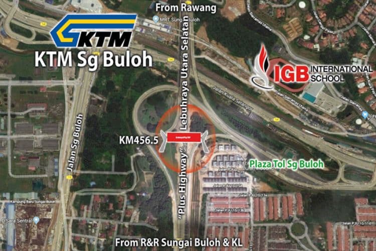2 Sided Giant Gantry Billboard at Sungai Buloh - Lebuhraya Utara Selatan (KM456.5), Selangor