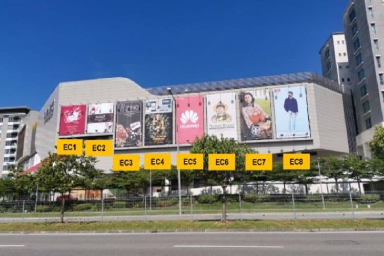 1 Sided Wall-Banner Billboard at Imago Shopping Mall (A), Sabah