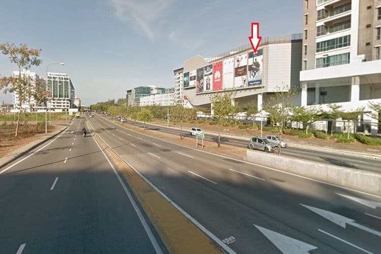 2 Sided Unipole Billboard at NPE Plaza Tol PJ (KM9.5), Kuala Lumpur