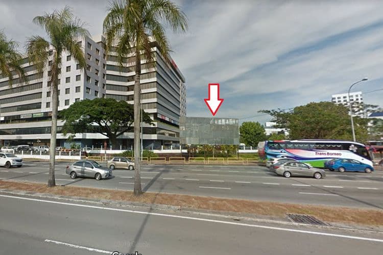 1 Sided Free Standing Billboard at Jalan Tuanku Abdul Rahman in front of Complex KUWASA, Sabah