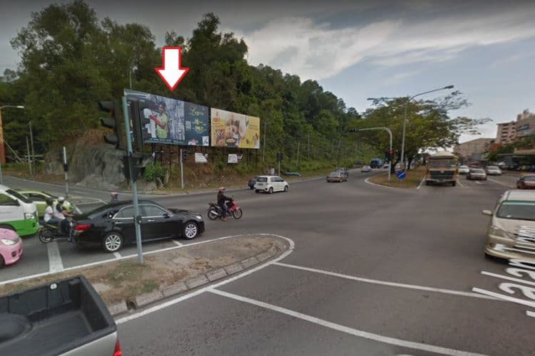 1 Sided Free Standing Billboard at Jalan Tuaran / Jalan Pasir near Plaza Juta & Servay Hypermarket, Sabah