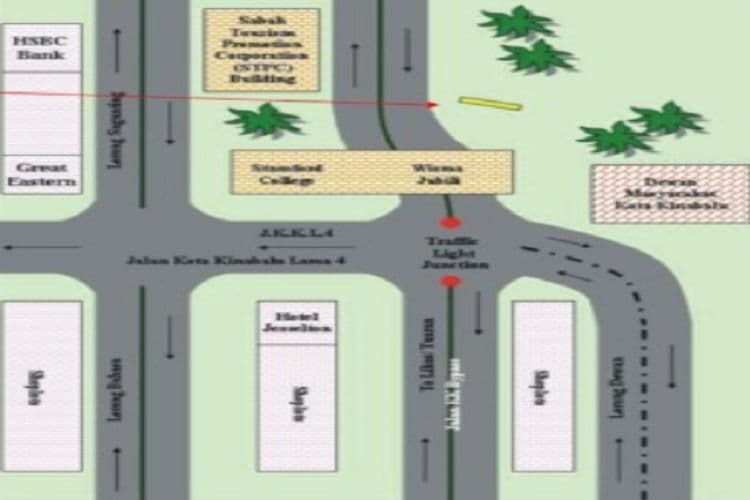1 Sided Free Standing Billboard at Wisma Jubili, STPC building & Dewan Masyarakat, Sabah