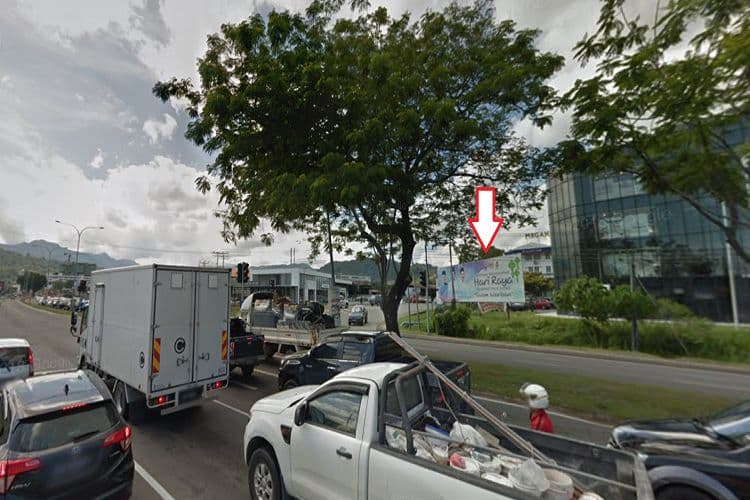 1 Free Standing Billboard at Jalan Tuaran near Volkswagen Showroom, Sabah