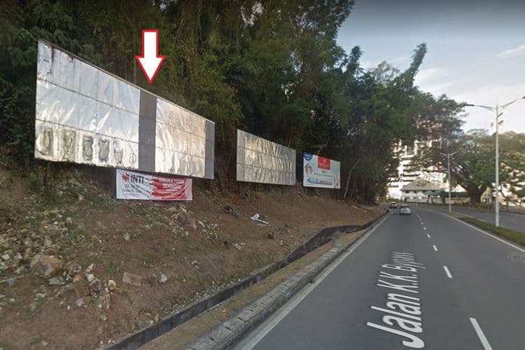 1 Sided Free Standing Billboard at Jalan KK Bypass opposite Tong Hing Supermarket, Sabah