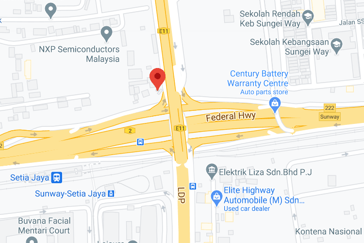3 Sided Vertical Twinpole Billboard at Federal Highway / LDP, Petaling Jaya, Selangor (Opposite Icon City)