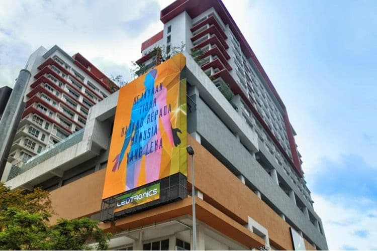 1 Sided Digital Screen Billboard at Damansara Perdana, Petaling Jaya, Selangor