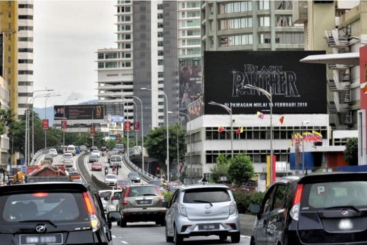 1 Sided Digital Screen Billboard at Menara Manickavasagam, Jalan Tun Razak, Kuala Lumpur