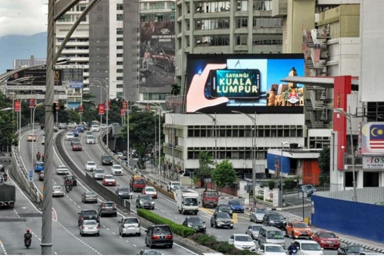 1 Sided Digital Screen Billboard at Menara Manickavasagam, Jalan Tun Razak, Kuala Lumpur