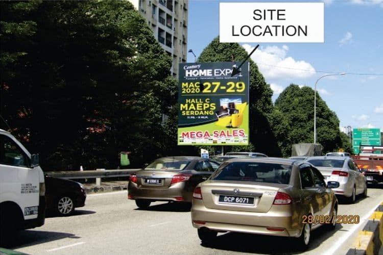 1 Sided Unipole Billboard at Jalan Besar, The Mines (A), Selangor (A)