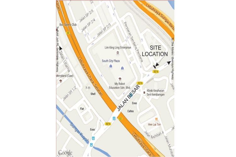 1 Sided Vertical Minipole Billboard at Jalan Besar, Seri Kembangan, Selangor (towards South City Plaza) (B)