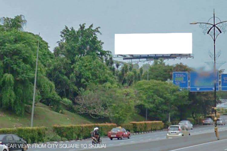 2 Sided Unipole Billboard at Jalan Tun Abdul Razak near Dangga City Mall, Johor