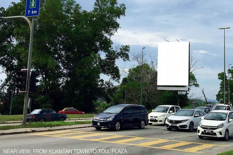 2 Sided Unipole Billboard at Jalan Sungai Lembing 6KM from Kuantan Toll Plaza & 5KM to town, Pahang