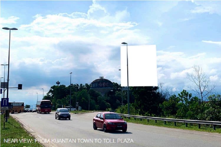 2 Sided Minipole Billboard at Jalan Sungai Lembing 6KM from Kuantan Toll Plaza & 5KM to town, Pahang