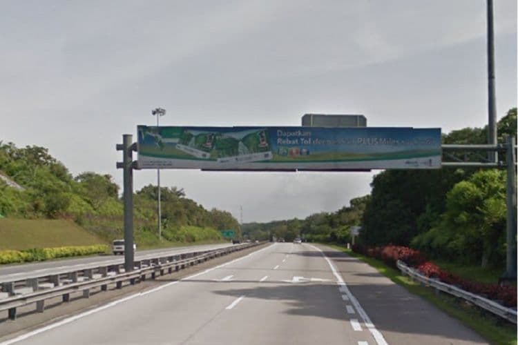 1 Sided Mini Gantry Billboard at NSE KM354.1 Ipoh, Perak