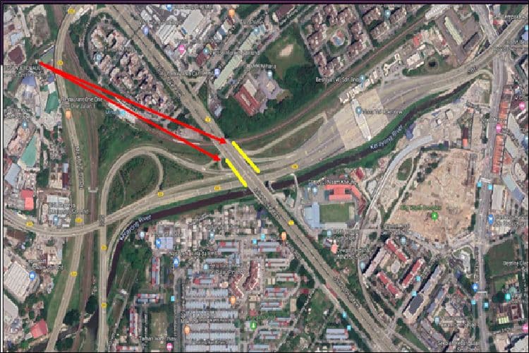 2 Sided Overhead Bridge Billboard at Besraya Highway near Jalan Loke Yew Toll to KL City & Cheras, Kuala Lumpur