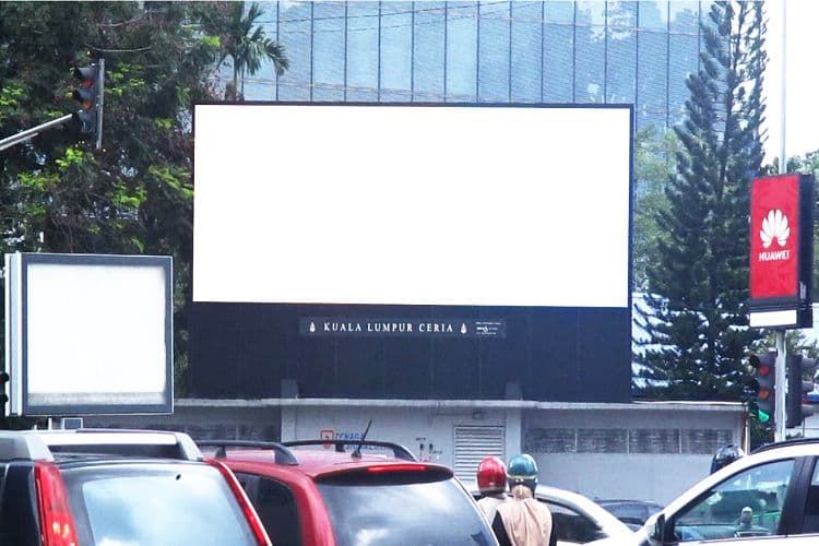 1 Panel Horizontal Digital Screen Billboard at Jalan Ampang, Kuala Lumpur