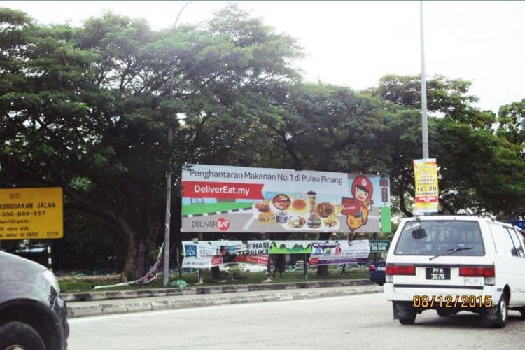 1 Panel Free Standing Billboard at Krystal Point Roundabout, Jalan Tun Dr Awang, Bayan Lepas, Penang