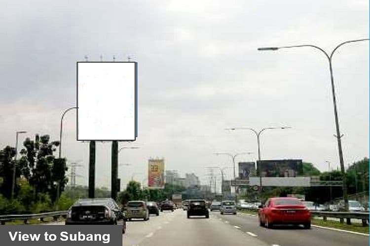2 Sided Unipole Billboard at Federal Highway PJ (KM27.1) Opposite Kelab Golf Negara Subang, Selangor