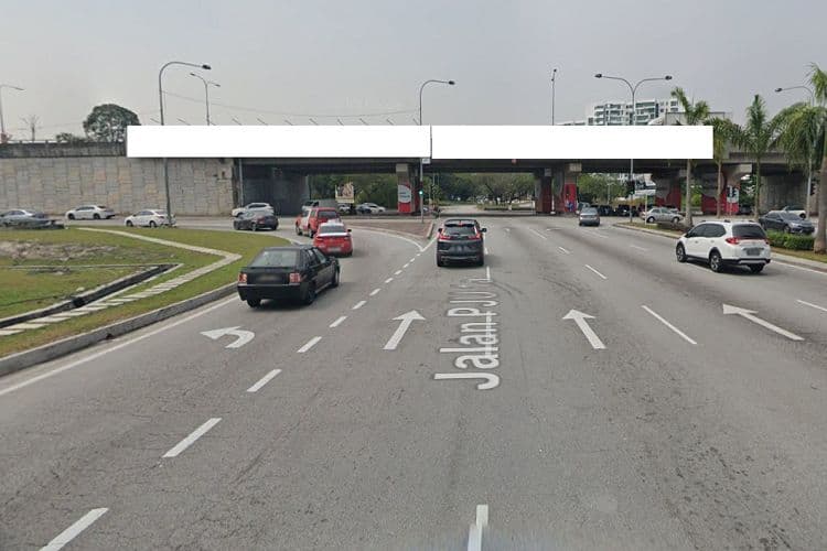 1 Sided Overhead Bridge Billboard at Jalan Lapangan Subang / exit from Ara Damansara (A) (B), Selangor