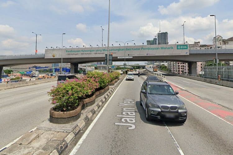 2 Sided Overhead Bridge Billboard at Jalan Tun Razak, Kuala Lumpur