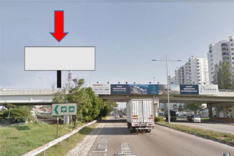 2 Sided Unipole Billboard at Tun Dr. Lim Chong Eu Highway in Penang Island (AB), Penang
