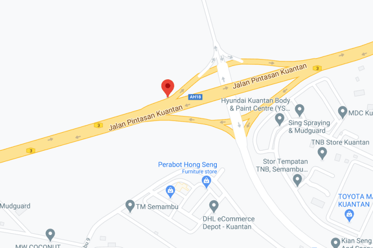 1 Sided Direction Signage Billboard at Jalan Kuantan Bypass A, Pahang