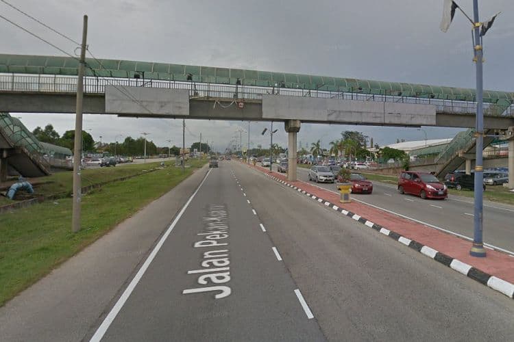 2 Sided Overhead Bridge Billboard at Peramu, Pekan, Pahang