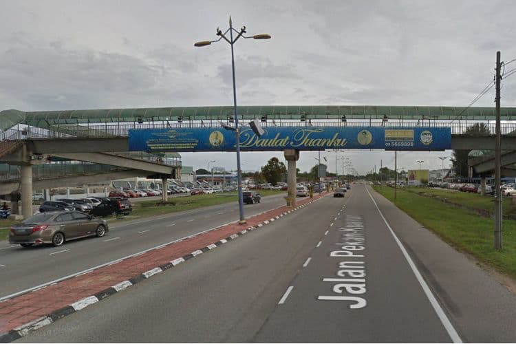 2 Sided Overhead Bridge Billboard at Peramu, Pekan, Pahang