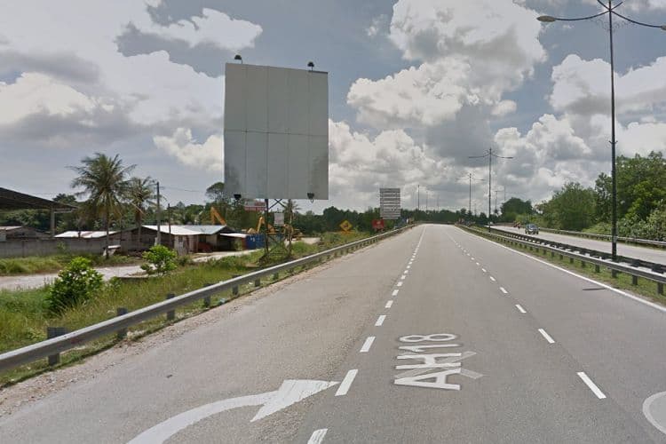1 Sided Unipole Billboard at Pekan J16, Pahang
