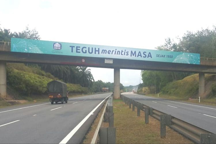 2 Sided Overhead Bridge Billboard at Sri Jaya KM185.60 (A)(B), Pahang