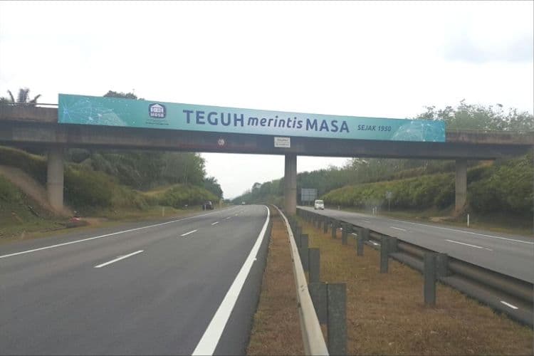 2 Sided Overhead Bridge Billboard at Sri Jaya KM185.60 (A)(B), Pahang