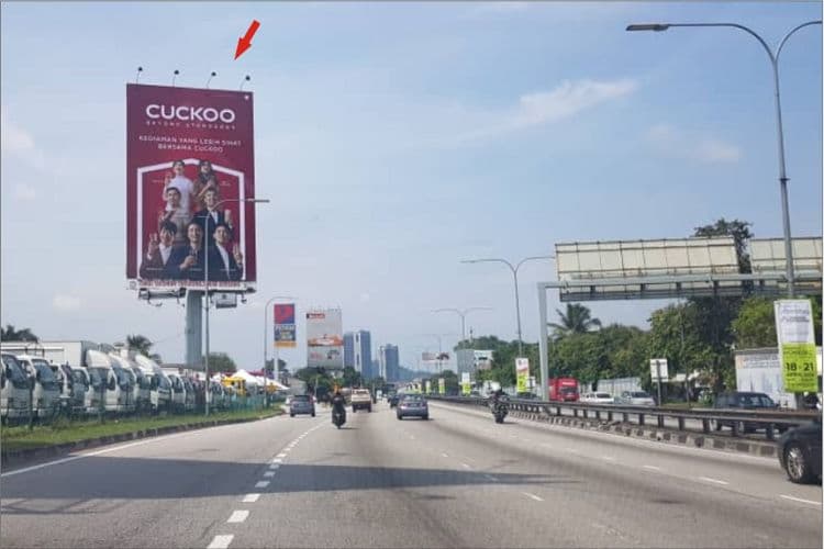 2 Sided Unipole Billboard at MRR2 (B), Kuala Lumpur