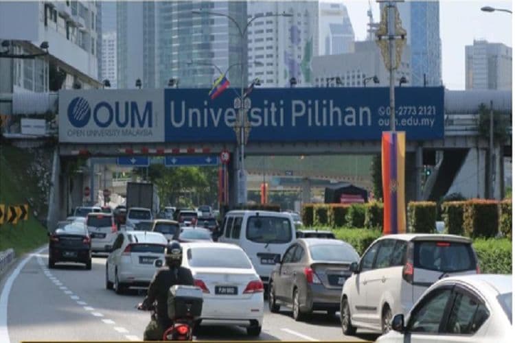2 Sided Overhead Bridge Billboard at Jalan Kuching to Bukit Tunku (near Sunway Putra Mall), Kuala Lumpur