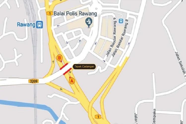 2 Sided Overhead Bridge Billboard at Jalan Rawang Junction to Rawang Industrial, Selangor
