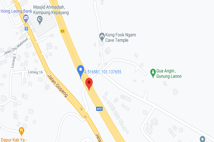 1 Sided Free Standing Billboard at NSE KM288.1 Simpang Pulai, Gopeng, Perak (SB-off side, after Simpang Pulai Toll Plaza)