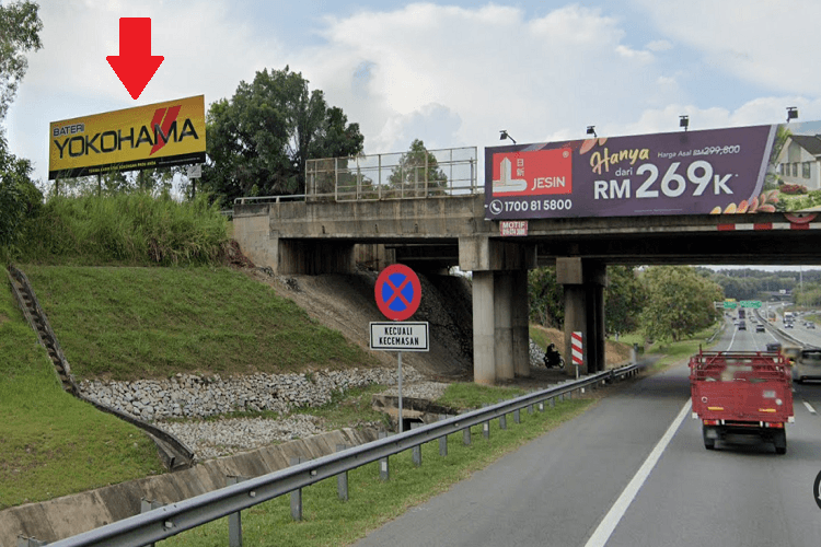 1 Sided Free Standing Billboard at NSE Highway KM108, Alor Setar, Kedah