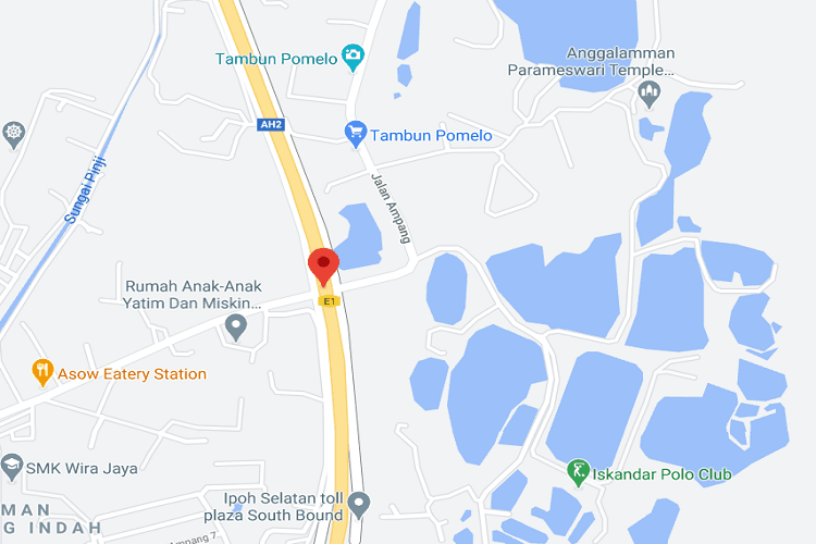 1 Sided Free Standing Billboard at KM279.40 at Jalan Hospital / Jalan Ghazali near Greentown Mall (A), Perak