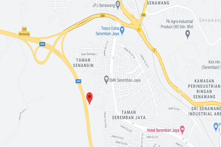 1 Sided Free Standing Billboard at KM255.30 from Senawang Toll Plaza, Negeri Sembilan
