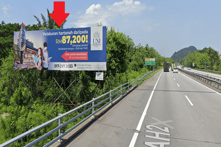 1 Sided Free Standing Billboard at KM295.40 to Gopeng Toll, Perak