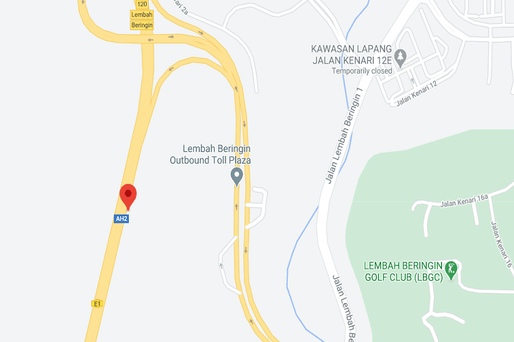 1 Sided Free Standing Billboard at KM410.40 after Lembah Beringin Toll, Selangor