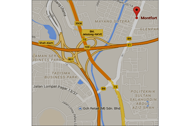 1 Sided Spectacular Billboard at NKVE KM9.2 at Jalan Monfort, Selangor