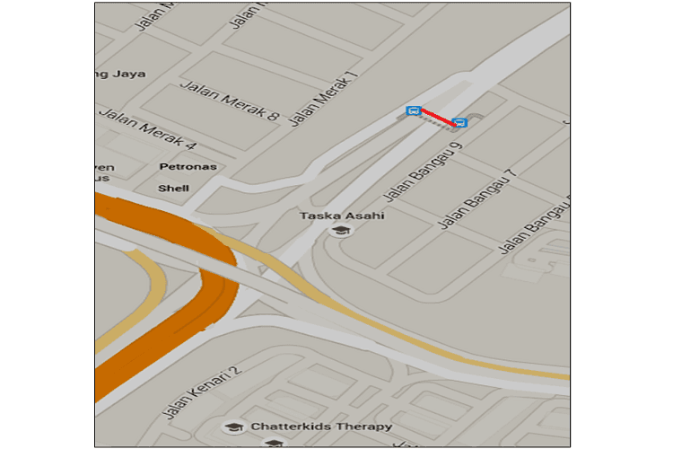 1 Sided Overhead Bridge Billboard at Jalan Puchong, Puchong, Selangor (to Tesco & IOI Mall)