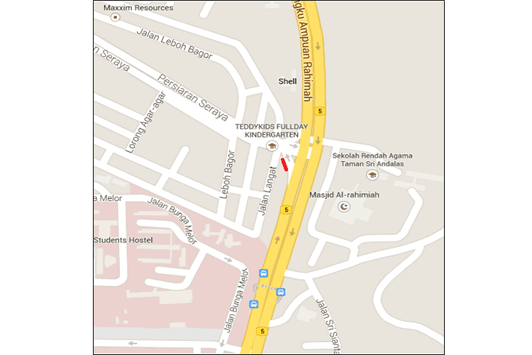 1 Sided Free Standing Billboard at Jalan Langat / Persiaran Seraya, Klang, Selangor
