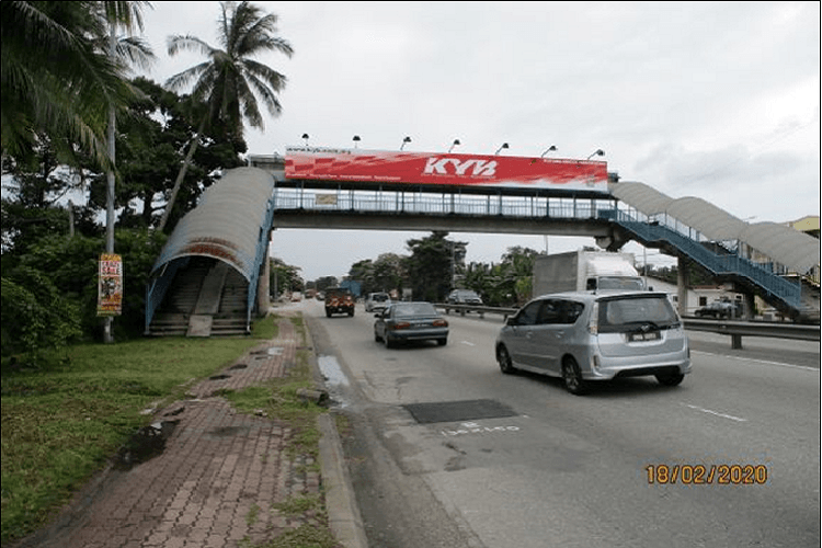 1 Sided Overhead Bridge Billboard at Jalan Klang Banting (A), Telok Panglima Garang, Selangor (near Renesas factory) (A)