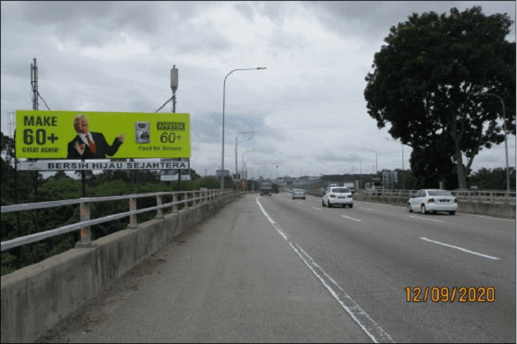 1 Sided Free Standing Billboard at KM33.80 Elite Highway (A), Dengkil, Selangor