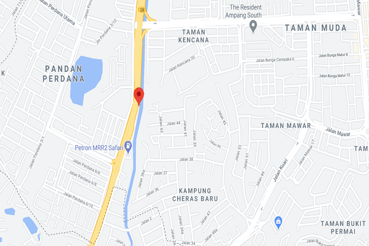 1 Sided Vertical Unipole Billboard at MRRII towards Besraya Highway, Kuala Lumpur (near used car) (B)